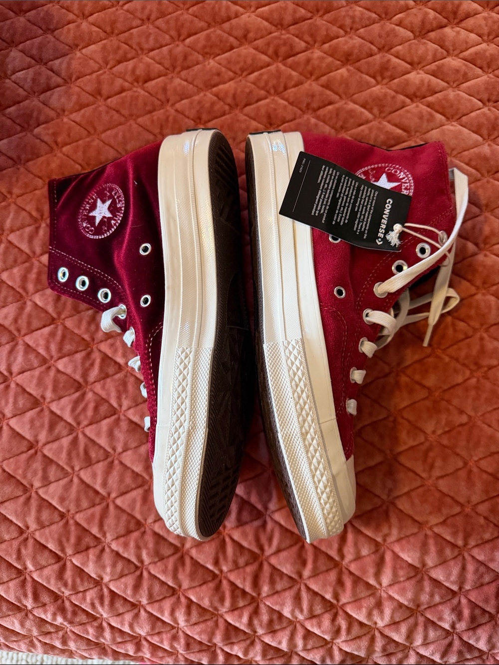 Converse Beyond Retro x Chuck 70 Unisex High-Top Sneakers in Black and Red - Picture 2 of 4